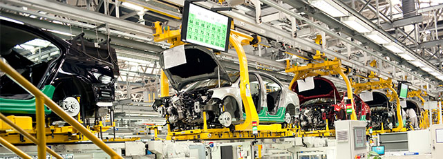 工业平板电脑在智能汽车工厂中的应用