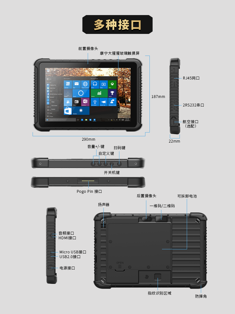 三防平板终端WCT-160